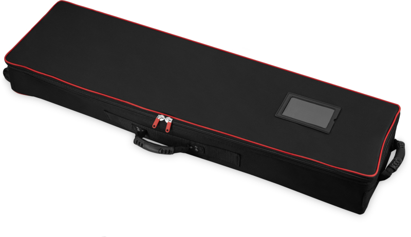 LED BOX™100 x 230 cm in hochwertiger Rolltasche